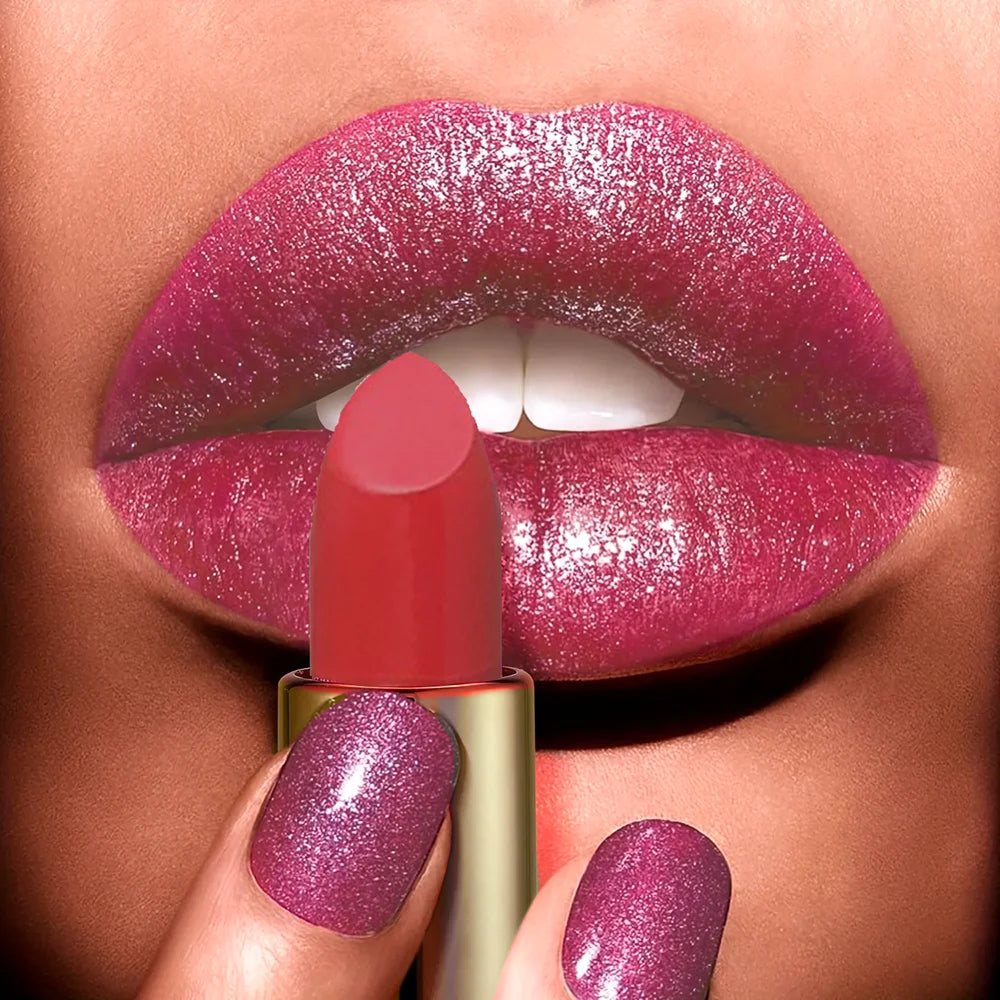 Matte Velvet Lipstick - Long-Lasting Waterproof Formula - Richly Pigmented Smooth Application for All Skin Types