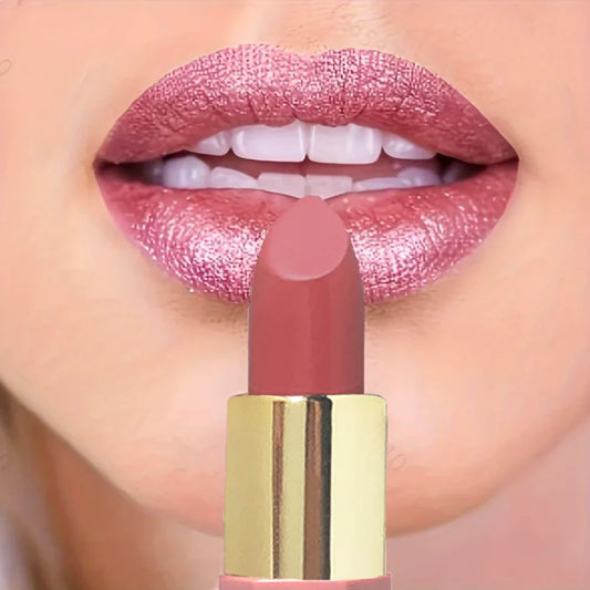 Matte Velvet Lipstick - Long-Lasting Waterproof Formula - Richly Pigmented Smooth Application for All Skin Types