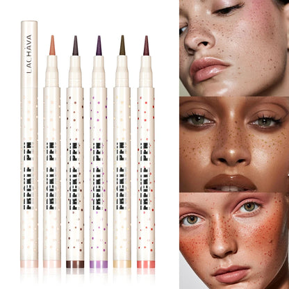 Natural Realistic Freckle Pen - Quick-Drying Waterproof Faux Freckle Makeup - Long-Lasting Sunkissed Glow Pen (Available in 5 Natural Shades)