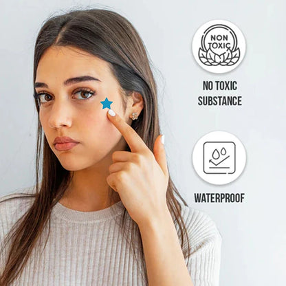 112 Pcs Star-Shaped Acne Pimple Patches - Colorful Hydrocolloid Skin Care Stickers for Spot Concealing & Fast Healing - Fun & Effective Acne Treatment