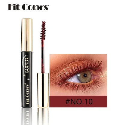 5D Silk Fiber Lash Color Mascara - Waterproof & Long-Lasting 14 Vibrant Colors - 3D Volume & Extreme Length for Creative Eye Makeup