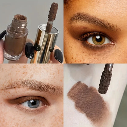 قلم ظلال عيون سائل مزدوج اللمسة النهائية - مكياج عيون مقاوم للماء بلمسة نهائية مطفية ولمسة نهائية لامعة معدنية - ظلال عيون كريمية تدوم طويلاً ومقاومة للتلطخ
