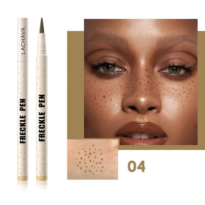 Natural Realistic Freckle Pen - Quick-Drying Waterproof Faux Freckle Makeup - Long-Lasting Sunkissed Glow Pen (Available in 5 Natural Shades)