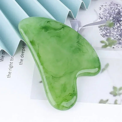 Aura Glow Resin Gua Sha - Skin Tightening & Stress Relief Massager
