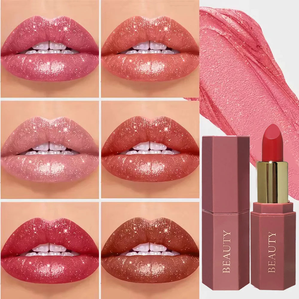 Matte Velvet Lipstick - Long-Lasting Waterproof Formula - Richly Pigmented Smooth Application for All Skin Types