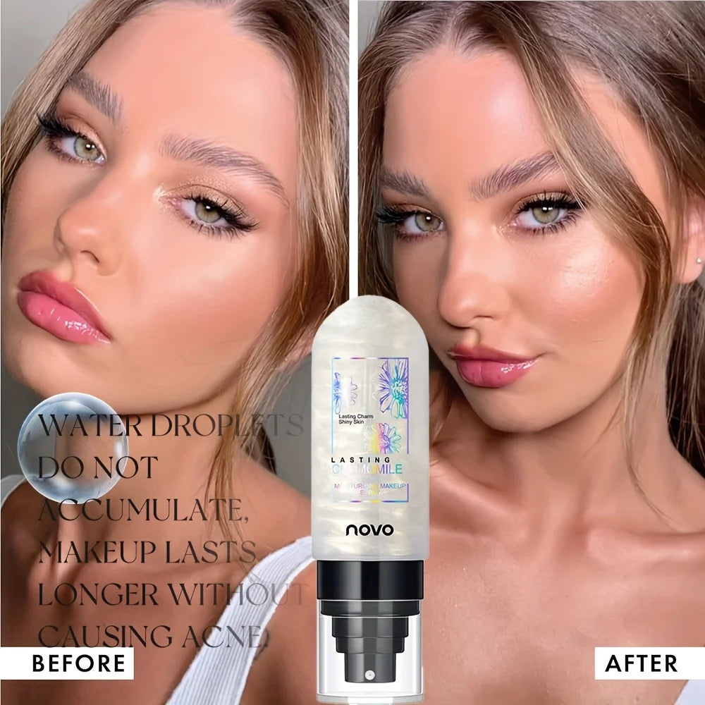 بخاخ تثبيت المكياج نوفو 12 ساعة ألترا لوك - لمسة نهائية مطفية تدوم طويلاً ورذاذ للتحكم في الزيوت لجميع أنواع البشرة (مجموعة من قطعتين)