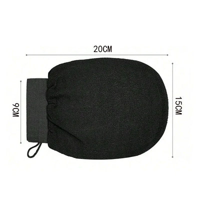 Premium Silk Exfoliating Glove for Body & Face - Deep Cleansing Scrub Mitt for Tan Removal, Skin Smoothing, and Invigorating Massage