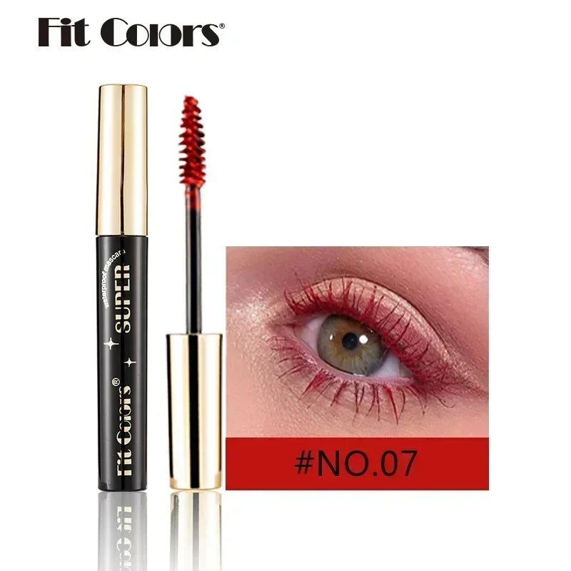5D Silk Fiber Lash Color Mascara - Waterproof & Long-Lasting 14 Vibrant Colors - 3D Volume & Extreme Length for Creative Eye Makeup