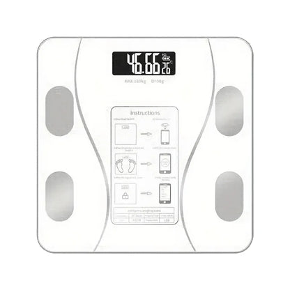 Smart Bluetooth Body Fat Scale - Digital Bathroom Scale with App Connection for Weight, BMI, Body Fat & Health Tracking