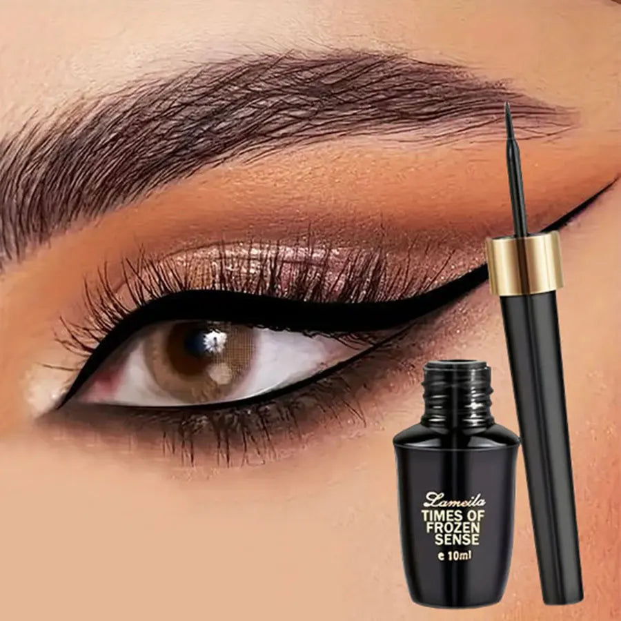 Professional Liquid Eye Liner Pen - Precision Tip, Quick-Drying & Waterproof - Ultra-Black Smudge-Proof Formula for All-Day Long-Lasting Wear