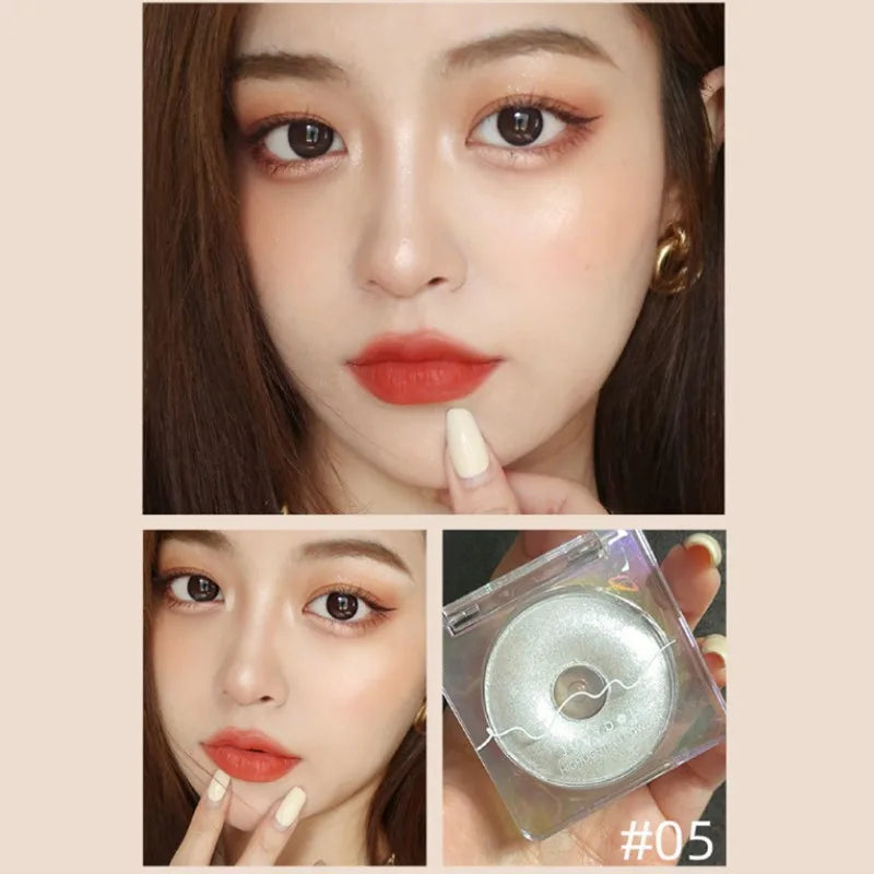 Judydoll Starlight Highlighting Powder - Shimmer Glow Face Contour & Illuminator for a Professional Water-Light Radiant Finish