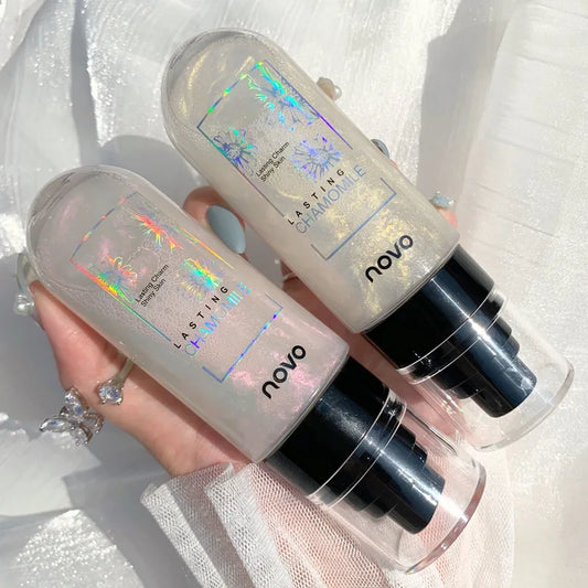 Novo 12H Ultra-Lock Makeup Setting Spray - Long-Lasting Matte Finish & Oil Control Mist for All Skin Types (2pcs Set)
