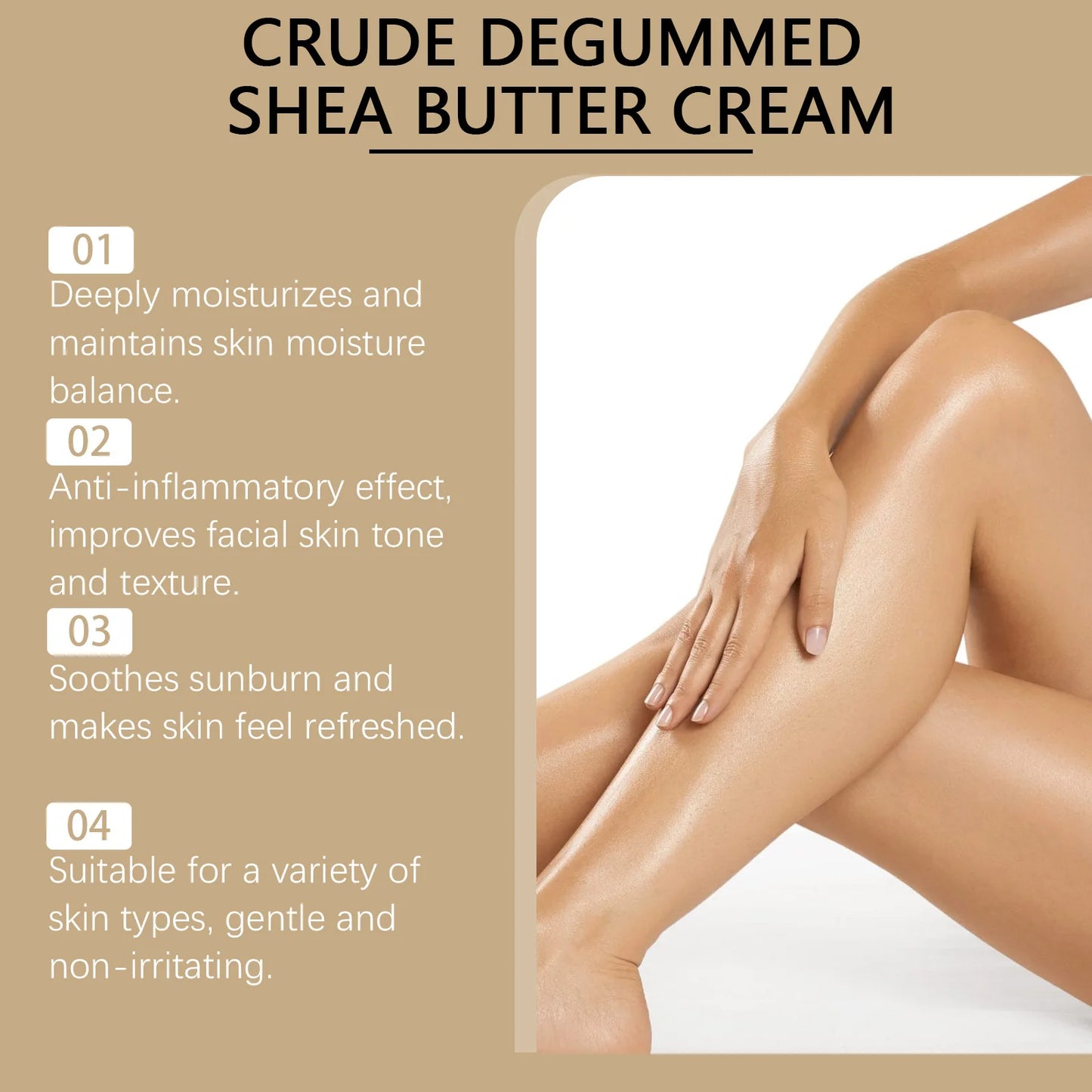 Raw Organic Coconut Body Butter - Ultra-Rich Daily Moisturizer for Deep Hydration, Skin Softening & Tropical Glow