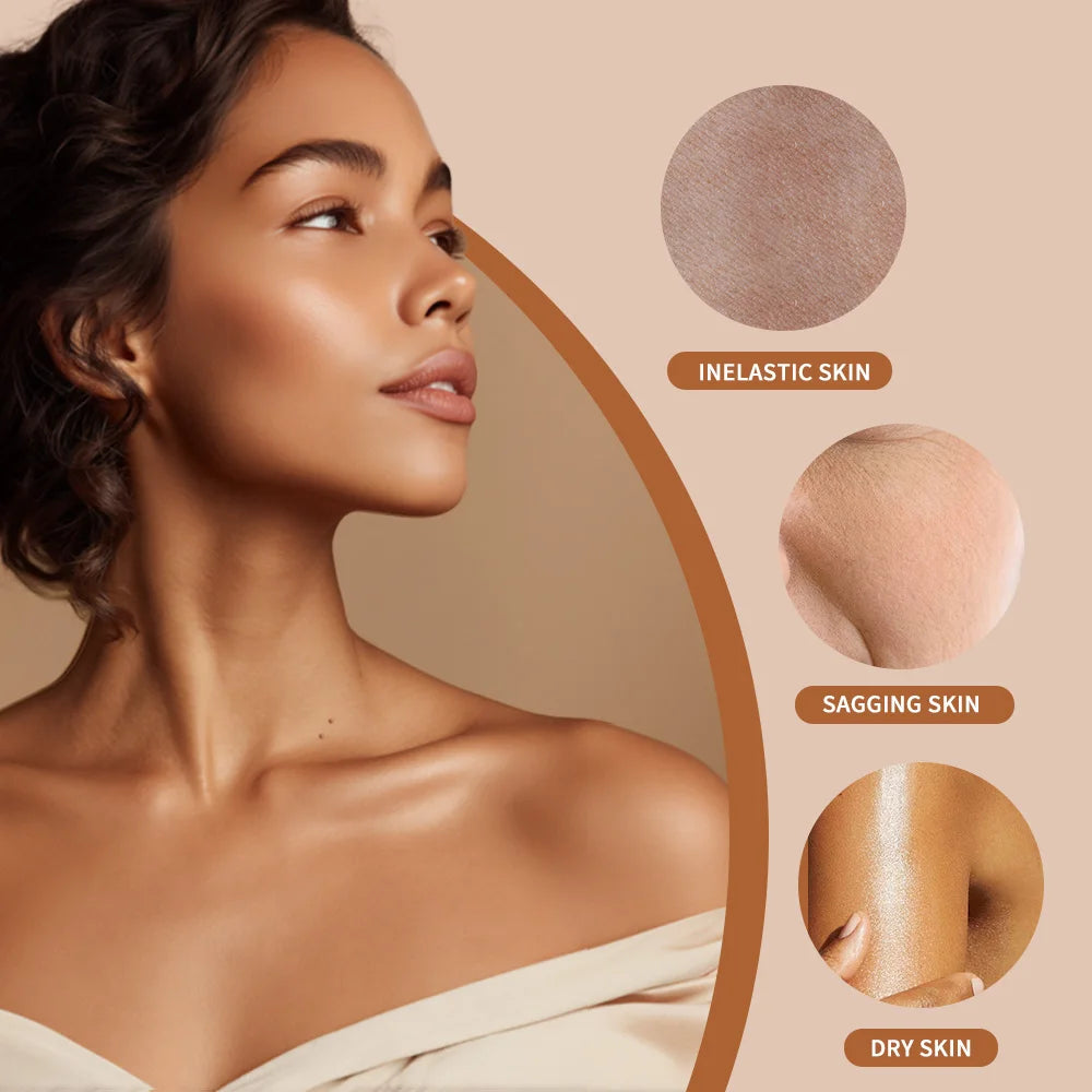 Radiant Glow Cocoa Body Oil Gel - Intense Hydration & Nourishing Butter Treatment for Silky Smooth Skin