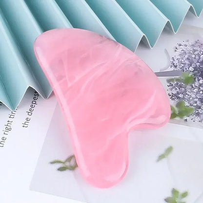 Aura Glow Resin Gua Sha - Skin Tightening & Stress Relief Massager
