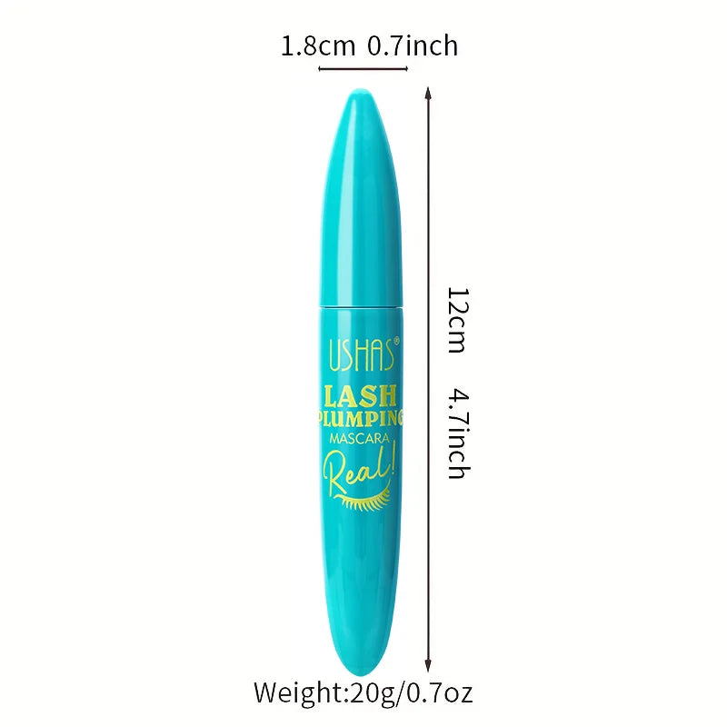 4D Silk Fiber Lash Mascara - Waterproof & Smudge-Proof Liquid Fiber Formula - 360° Volume, Extreme Length & All-Day Wear