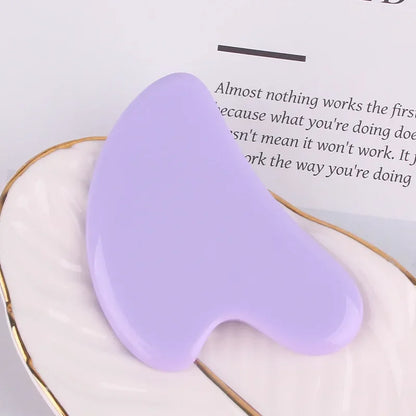 Aura Glow Resin Gua Sha - Skin Tightening & Stress Relief Massager